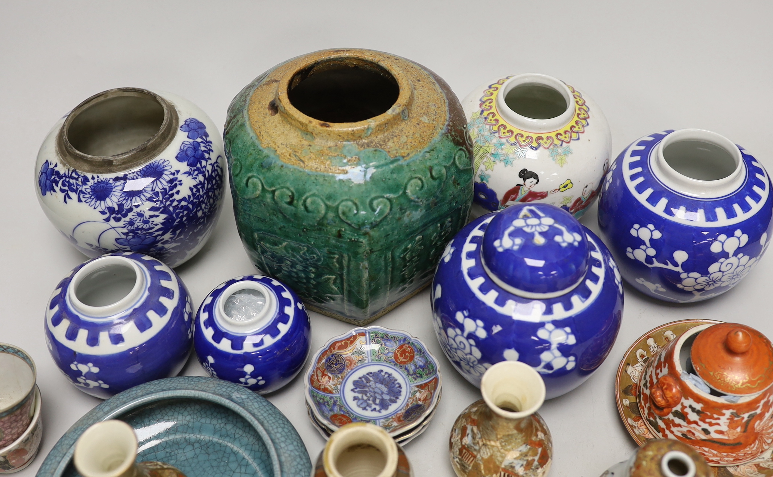 A group of Oriental ceramics